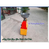 Máy xát gạo mini liên hoàn sử dụng trục xoắn ruột gà giúp không gẫy gạo
