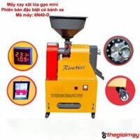 Máy xát gạo mini phiên bản Đặc Biệt 6N40-D có bánh xe di chuyển (tặng kèm sàng xát gạo)
