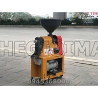 Máy xát gạo mini phiên bản Đặc Biệt 6N40-D có bánh xe di chuyển tặng kèm sàng xát