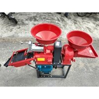 Máy xát gạo nghiền bột TF555 lọc sạn đỏ, có công tắc đảo chiều