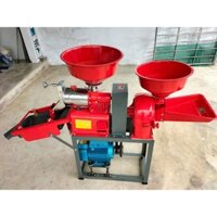 Máy xát gạo toàn phát , gồm 1 bên xát gạo 1 bên nghiền bột