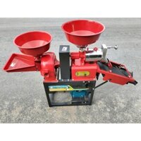 Máy xát lúa gia đình 3 chức năng, xát gạo, nghiền bột, lọc sạn 3 cấp