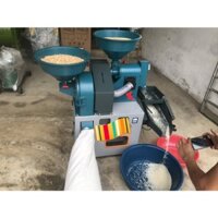 Máy xát lúa thành gạo liên hoàn toàn phát, xát nhanh sạch