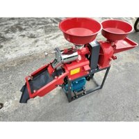 Máy xát lúa thành gạo trắng chỉ 1 lần xát, máy nghiền bột mịn, nghiền vỡ