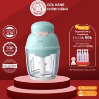 MÁY XAY ĂN DẶM MINI ĐA NĂNG 0,6L BEAR QSJ-C02K1 2 MỨC ĐỘ XOAY CỐI THUỶ TINH LƯỠI DAO INOX KHÔNG GỈ