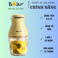 Máy xay Bear QSJ-B02R1, Dung tích 0,6L, Xay ăn dặm cho bé, xay sinh tố , xay đá lạnh, thịt cá,rau củ quả.