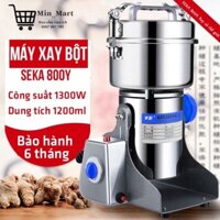 ✸Máy Xay Bột Khô Đa Năng SENKA 800Y, Công Suất 1400W, Dung Tích 1200Ml,Máy Nghiền Đồ Bột, Ngũ Cốc Siêu Mịn,Bảo Hành