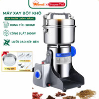 Máy Xay Bột Khô SEKA - 800Y Đa Năng, Cối Xay 800g, INOX 304 Siêu Bền, Lưỡi Xay Bén -TẶNG PHỤ KIỆN