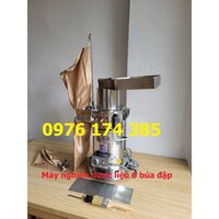 Máy xay bột mùn cưa, máy xay trầm hương 6 búa đập siêu mịn 2500W