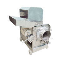 Máy xay cá lọc xương tách xương vỏ hải sản công nghiệp