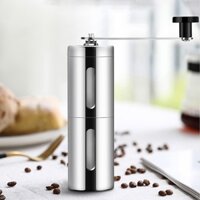 Máy xay cà phê bằng tay cho máy dập nổi của Pháp, máy xay hình nón cầm tay bằng thép không gỉ có chải