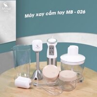 Máy xay cầm tay đa năng moaz bebe mb-026 bảo hành chính hãng 12 tháng tặng kèm 02 hộp đựng cao cấp