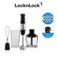 Máy xay cầm tay kiêm đánh trứng LocknLock Multi- purpose 2 in 1 Hand Blender EJM516BLK
