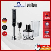 Máy xay cầm tay MultiQuick 5 Vario Hand blender Braun MQ5235 BK (Đen) New 2024 bảo hành 2 năm