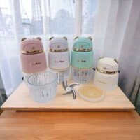 Máy xay Cocobear cho bé ăn dặm, Máy xay 8 lưỡi dao cối thủy tinh, Máy xay ăn dặm đa năng Cocobear bảo hành 18m