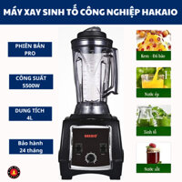 Máy Xay Công Nghiệp HAKAIO Máy Xay Sinh Tố 5500W Cối 4 Lit Có Hẹn Giờ Motor Dây Đồng Bảo Hành 36 Tháng