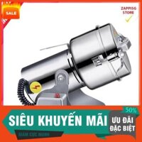Máy xay công suất lớn - Máy Nghiền Bột Gạo Khô, Xay Tinh Bột Nghệ Ngũ Cốc Tam Thất Có Nắp Gài Inox