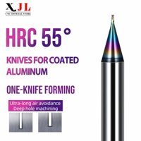 Máy xay cuối cacbua XJL cho nhôm DLC phủ máy cắt đường kính nhỏ 0,2-0,9mm máy phay cnc mini công cụ HRC55 độ máy phay thép vonfram