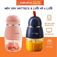 Máy Xay Đa Năng Hattiecs 8 Lưỡi Cối Thủy Tinh Cho Bé Ăn Dặm, Máy Xay Hattiecs Xay Thịt Cho Bé Ăn Dặm