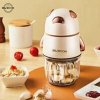 Máy Xay Đa Năng Máy xay đồ ăn dặm Máy xay tỏi ớt BU COOK Máy Xay Cao Cấp 6 Lưỡi Cối Thủy Tinh - Bảo hành 12 tháng