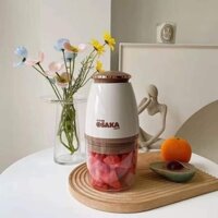 Máy Xay Đa Năng Osaka Japan - Máy Xay Sinh Tố, Thịt Cao Cấp - Lưỡi Dao Lớn Thép Không Gỉ - Bảo Hành 1 Năm