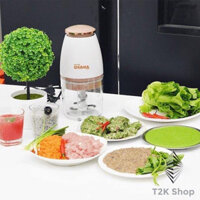 Máy Xay Đa Năng OSAKA - Máy Xay Thịt Cầm Tay, Xay Sinh Tố, Lưỡi Dao Lớn Không Gỉ _Chính hãng