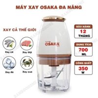 Máy xay đa năng osaka nắp đồng dao 4 lưỡi cối 700ml công suất 350w