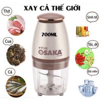 Máy Xay Đa Năng Osaka Nhật Bản - Máy Xay Thịt, Sinh Tố 750ml - Công suất 350W Lưỡi Dao Lớn Không Gỉ