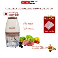 Máy Xay Đa Năng Osaka Nhật Bản - Máy Xay Sinh Tố, Thịt Cao Cấp - Lưỡi Dao Lớn, Trục Xoay Chuyên Dụng - Bảo Hành 1 Năm