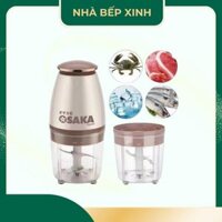 Máy Xay Đa Năng Osaka Nhật Bản, Máy Xay Thịt Mini Cao Cấp 4 Lưỡi Dao Sắc Bén - Nhà Bếp Xinh