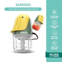Máy xay đa năng Samono SW-C200 công suất 200W dung tích 300ml xay tỏi ớt mini thịt cá rau củ