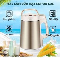 Máy xay đa năng Supor  DJ12B-P65 cối thủy tinh cao cấp, dung tích 1.2l, xay sữa hạt, đậu nành, sinh tố, nấu cháo