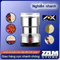 Máy Xay Điện Đa Chức Năng Với Lưỡi Dao Bằng Thép Không Gỉ. Máy Xay Ngũ Cốc, Máy Xay Cà Phê Gia Đình (Nghiền Nhanh)