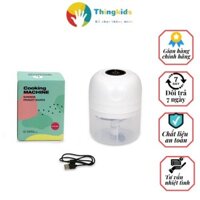 Máy Xay Đồ ăn dặm cho bé, Xay Tỏi Ớt Cầm Tay 250ml đi du lịch tiện lợi - Thingkids