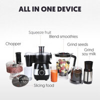Máy Xay Ép Đa Năng 7 trong 1 Mishio MK323 - Multi-Purpose Blender 7-in-1 Mishio MK323