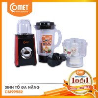 Máy xay ép sinh tố đa năng 3 cối nhựa kháng vỡ Comet CM9998 LazadaMall