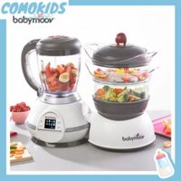 MÁY XAY HẤP ĐA NĂNG NUTRIBABY 5IN1 BABYMOOV (CHERRY) CỰC TIỆN LỢI HÀNG CHÍNH HÃNG 100%