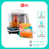 Máy xay hấp thức ăn 3in1 Baby Brezza Deluxe cho bé, máy xay ăn dặm trẻ em kèm 3 túi đựng - BH CHÍNH HÃNG 1 NĂM