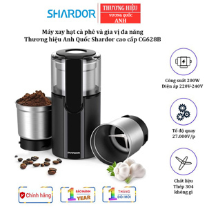 Máy xay hạt cà phê và gia vị đa năng Shardor CG628B