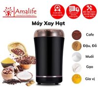 Máy Xay Hạt Khô, Bột Ngũ Cốc, Cafe, Thảo Dược, Các Loại Hạt Cực Nhanh Chỉ Từ 6 Đến 18 Giây Hãng Amalife Cao Cấp