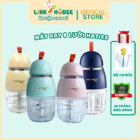 Máy Xay Hattiecs 8 Lưỡi Xay Đồ Ăn Dặm, Máy Xay Xay Nhuyễn Rau Củ, Thịt Cá Ăn Dặm
