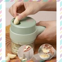 Máy xay mini cầm tay 40w - Máy cắt, thái,xay tỏi ớt, hành đa năng pin sạc USB 1500mAh Tiện Lợi [BẢO HÀNH VÀ ĐỔI TRẢ]