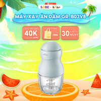 Máy Xay Mini Cầm Tay Bear 8 Lưỡi Xay 0,3L Cối Thủy Tinh Xay Đồ Nóng Bản Nâng Cấp Đa Năng Tiện Dụng GR-B03V8