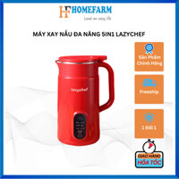 Máy xay nấu đa năng 5 in 1 LazyChef - Máy làm sữa hạt, máy đa năng làm sữa đậu nành,nấu cháo chậm 800ml