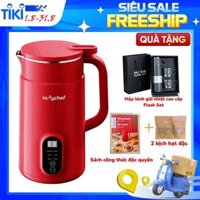 Máy Xay Nấu Đa Năng 5 In 1 Lazychef - Máy Làm Sữa Hạt, Máy Đa Năng Làm Sữa Đậu Nành,Nấu Cháo Chậm 800ml - Hàng Chính Hãng