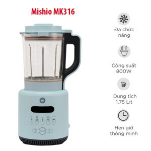 Máy xay nấu sữa hạt sinh tố Mishio MK316 800W