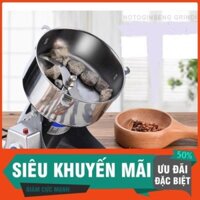 Máy xay, nghiền đồ khô, thuốc bắc, bột ngũ cốc E4500 chất liệu INOX 304 cỡ lớn 4-6kg/mẻ công suất 4500W