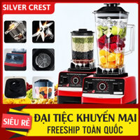 Máy Xay nước ép đa zi năng KAW SILVER CREST SC-1589 máy xay sinh tố Công Nghiệp 2 Cối Xay hiệu suất 4500W