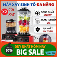 Máy Xay nước ép đazinăng KAW SILVER CREST SC-1589 máy xay sinh tố Công Nghiệp 2 Cối Xay hiệu suất 4500W