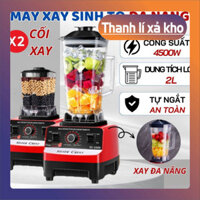 Máy Xay nước ép đazinăng KAW SILVER CREST SC-1589 máy xay sinh tố Công Nghiệp 2 Cối Xay hiệu suất 4500W